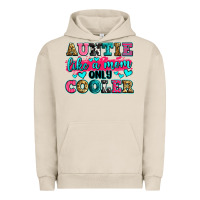 Pigment French Oak auntie like a mom only cooler Urban Hoodie - Zillion Design Studio
