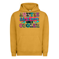 Pigment Peanut Butter auntie like a mom only cooler Urban Hoodie - Zillion Design Studio