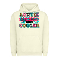 Pigment Pistachio auntie like a mom only cooler Urban Hoodie - Zillion Design Studio
