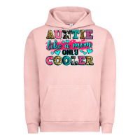 Pigment Salmon auntie like a mom only cooler Urban Hoodie - Zillion Design Studio