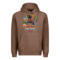 Chestnut summer vibes messy bun Premium Hoodie - Zillion Design Studio