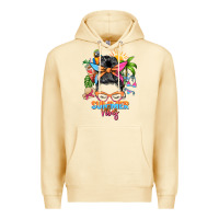 Pina Colada summer vibes messy bun Premium Hoodie - Zillion Design Studio