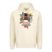 Tofu summer vibes messy bun Premium Hoodie - Zillion Design Studio