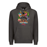 Smoke summer vibes messy bun Premium Hoodie - Zillion Design Studio