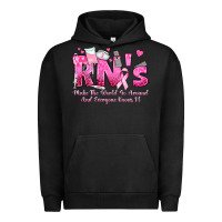 Pigment Black rn s make the world go around and everyone knows Urban Hoodie - texasbilliewilder
