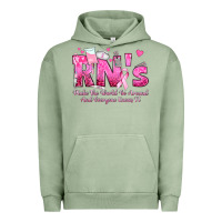 Pigment Oil Green rn s make the world go around and everyone knows Urban Hoodie - texasbilliewilder