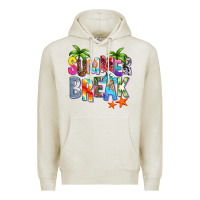 Oatmeal Heather summer break Premium Hoodie - Zillion Design Studio