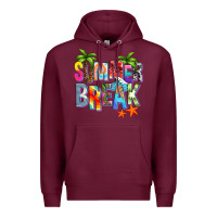 Burgundy summer break Premium Hoodie - Zillion Design Studio