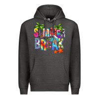 Charcoal Heather summer break Premium Hoodie - Zillion Design Studio