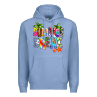 Colony Blue summer break Premium Hoodie - Zillion Design Studio