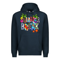 Navy summer break Premium Hoodie - Zillion Design Studio