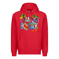 Red summer break Premium Hoodie - Zillion Design Studio