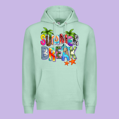 Summer Break Premium Hoodie Designed By Zillion Design Studio