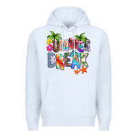 White summer break Premium Hoodie - Zillion Design Studio