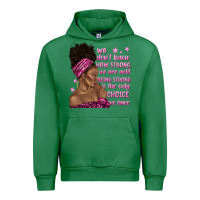 Emerald afro woman cancer Urban Hoodie - texasbilliewilder