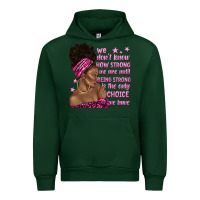 Forest Green afro woman cancer Urban Hoodie - texasbilliewilder