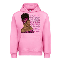 Fuchsia Pink afro woman cancer Urban Hoodie - texasbilliewilder