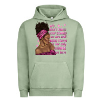 Pigment Oil Green afro woman cancer Urban Hoodie - texasbilliewilder