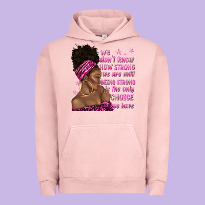 Afro Woman Cancer Urban Hoodie Designed By Texasbilliewilder