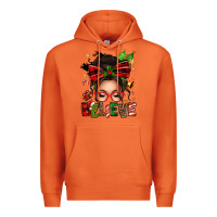 Carrot christmas believe afro messy bun Premium Hoodie - texasbilliewilder
