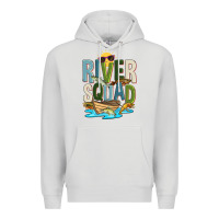 Dove Grey river squad Premium Hoodie - Zillion Design Studio
