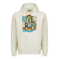 Oatmeal Heather river squad Premium Hoodie - Zillion Design Studio