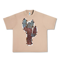 Burro Cowhide Old Cactus Urban Heavy Tee - RanaPortraitStore