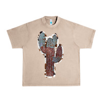 French Oak Cowhide Old Cactus Urban Heavy Tee - RanaPortraitStore