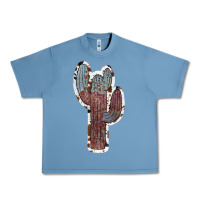 Pebble Blue Cowhide Old Cactus Urban Heavy Tee - RanaPortraitStore