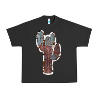 Pigment Black Cowhide Old Cactus Urban Heavy Tee - RanaPortraitStore