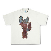 Pistachio Cowhide Old Cactus Urban Heavy Tee - RanaPortraitStore