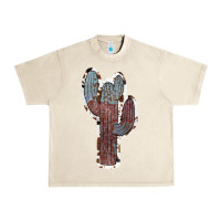 Sandshell Cowhide Old Cactus Urban Heavy Tee - RanaPortraitStore