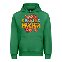 Emerald groovy mama Urban Hoodie - Zillion Design Studio