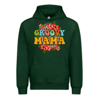 Forest Green groovy mama Urban Hoodie - Zillion Design Studio