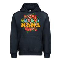 Navy groovy mama Urban Hoodie - Zillion Design Studio