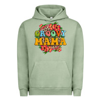 Pigment Oil Green groovy mama Urban Hoodie - Zillion Design Studio