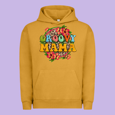 Groovy Mama Urban Hoodie Designed By Zillion Design Studio