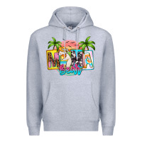 Heather Grey mama bear summer Premium Hoodie - Zillion Design Studio