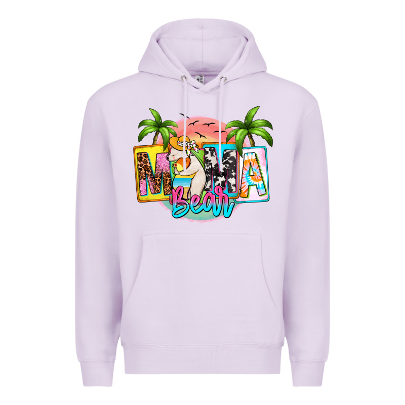 Mama Bear Summer Premium Hoodie by Zillion Design Studio | Teevron