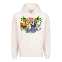 Pale Pink mama bear summer Premium Hoodie - Zillion Design Studio