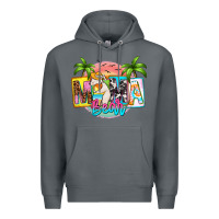 Rock mama bear summer Premium Hoodie - Zillion Design Studio