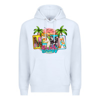 White mama bear summer Premium Hoodie - Zillion Design Studio