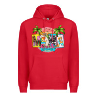 Red mama bear summer Premium Hoodie - Zillion Design Studio