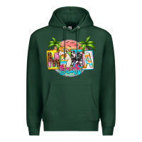 Sports Green mama bear summer Premium Hoodie - Zillion Design Studio