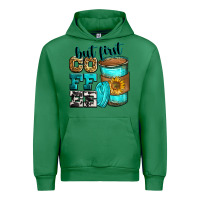 Emerald but first coffee Urban Hoodie - Zillion Design Studio