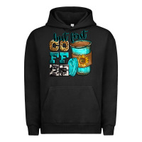 Pigment Black but first coffee Urban Hoodie - Zillion Design Studio