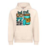 Sandshell but first coffee Urban Hoodie - Zillion Design Studio