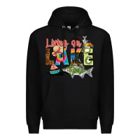 Black living on lake time Premium Hoodie - Zillion Design Studio