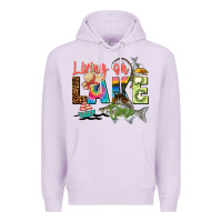Lilac living on lake time Premium Hoodie - Zillion Design Studio