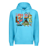 Ocean Blue living on lake time Premium Hoodie - Zillion Design Studio